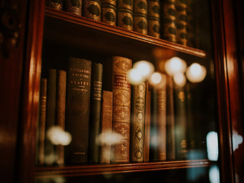 Criminal Law Books in a Bookcase - Richards & Richards Law Firm
