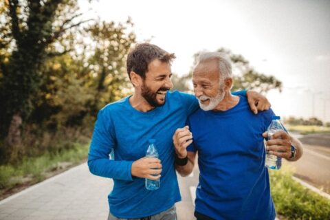 Happy Father and son exercising - Legal Help in Los Angeles, California