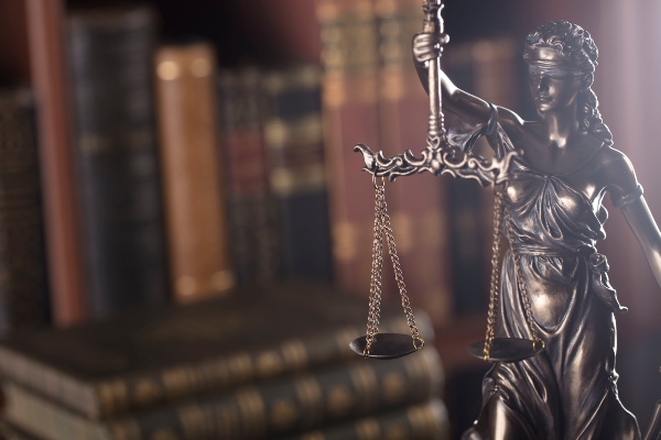 Statue of Justice in Law Office - Assualt Defence Lawyer in Utah